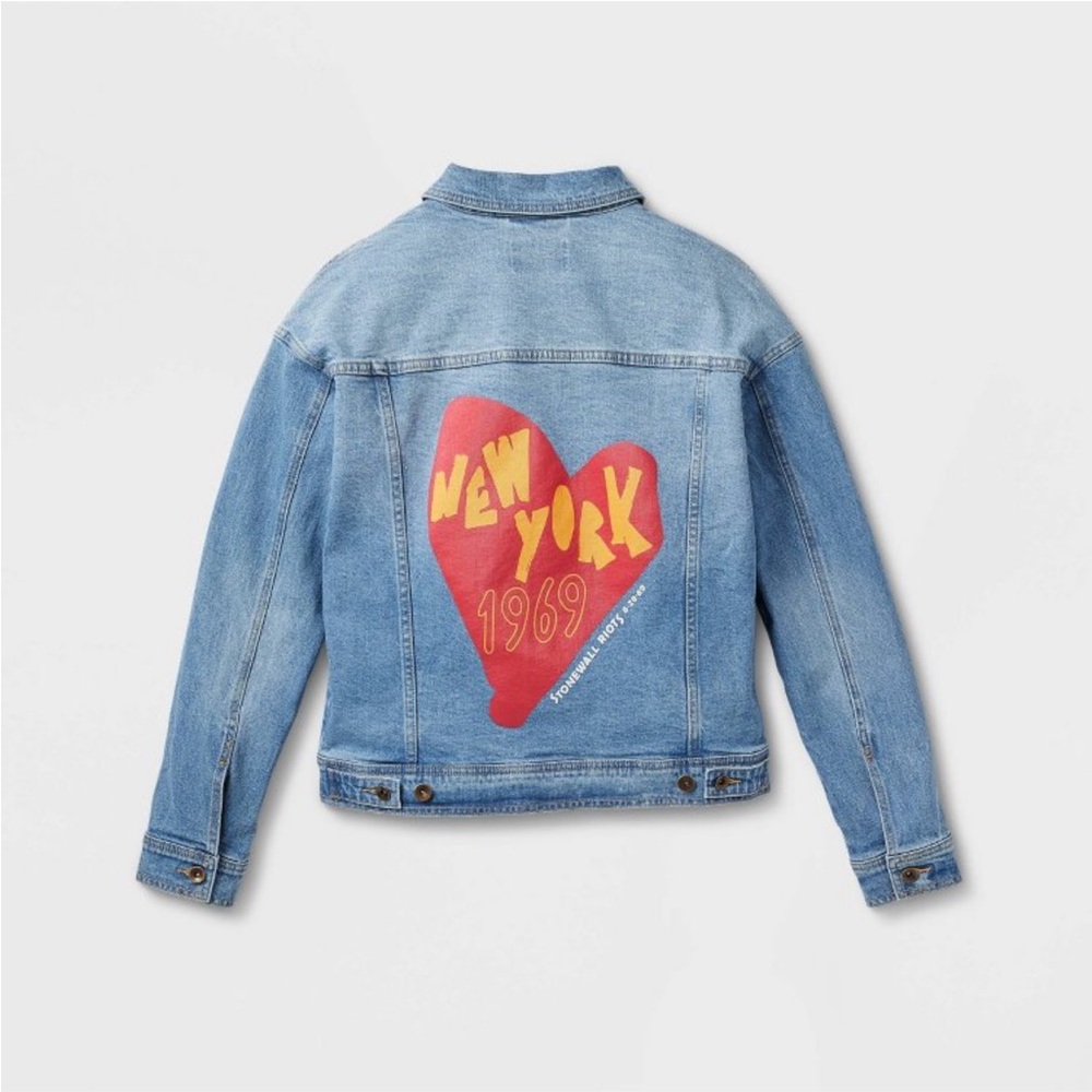 NWT Target PRIDE Demin Jacket